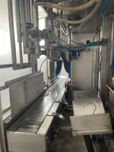 Bottle filling and capping unit